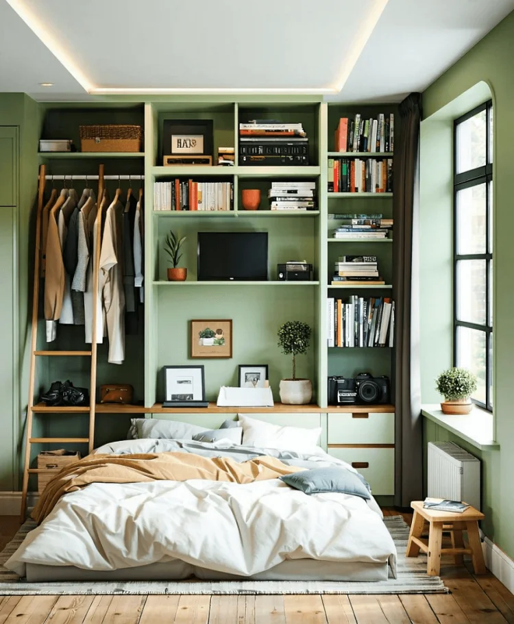 11 Genius Small Bedroom Ideas to Make Your Space Feel Bigger, Cozier, and More Stylish - 8