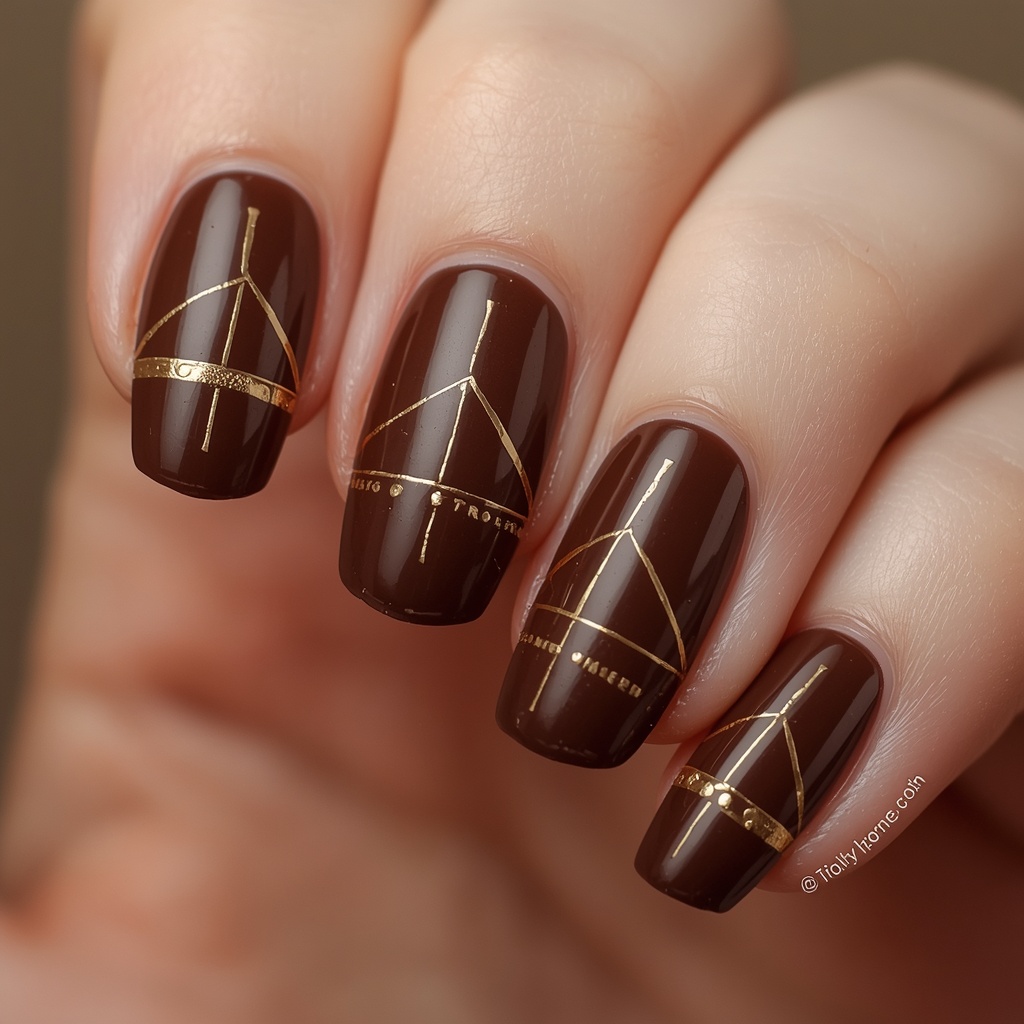 12 Beautiful Brown Nail Ideas for Every Season - 9